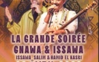 Hamid El kasri et Issawa Salim dans la grande soirée fusion Gnawa & Issawa Hamid El kasri et Issawa Salim dans la grande soirée fusion Gnawa & Issawa
