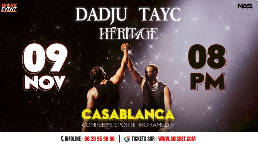 DADJU & TAYC en concert exclusif à Casablanca