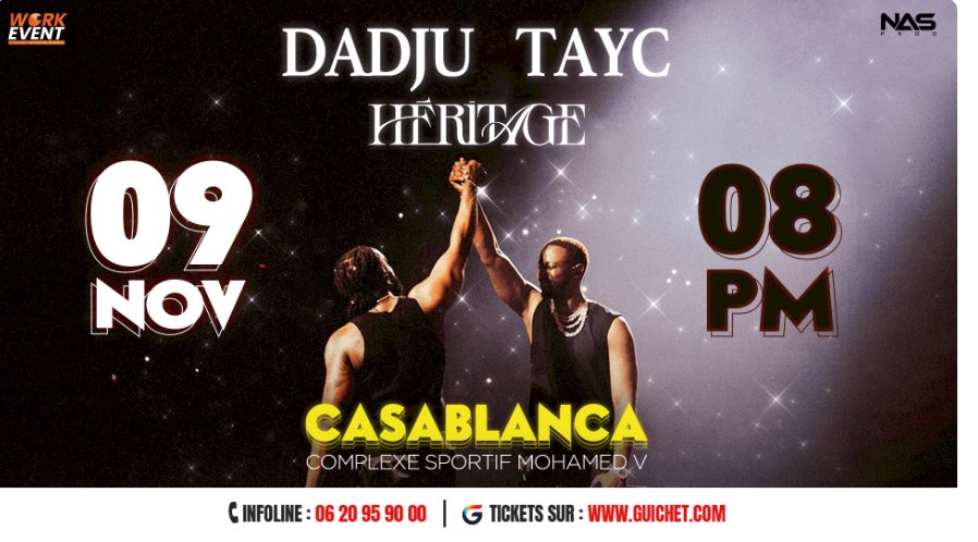 DADJU & TAYC en concert exclusif à Casablanca