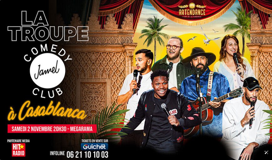 La Troupe du Jamel Comedy Club à Casablanca