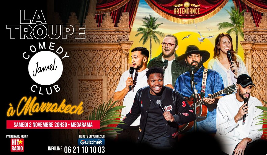 La Troupe du Jamel Comedy Club à Marrakech