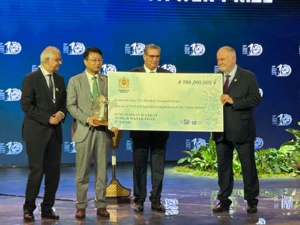 Remise du Grand Prix Hassan II de l'Eau à la FAO 