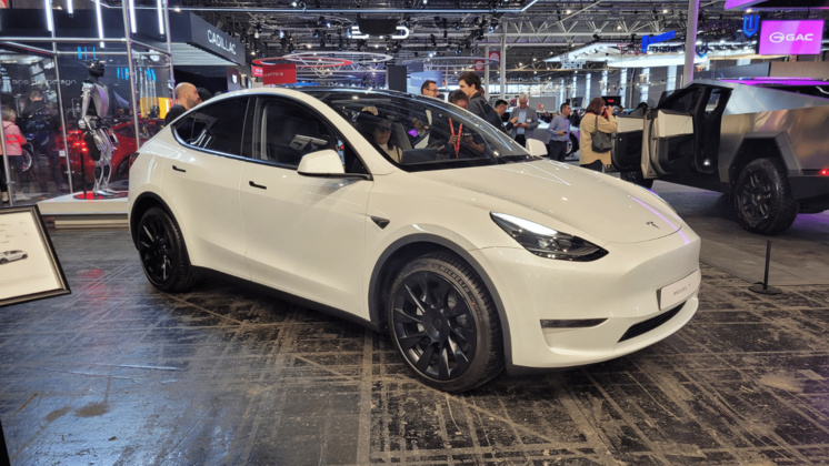 ​Mondial de Paris 2024 : La Tesla Model Y 7 places fait sensation