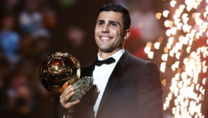 L'Espagnol Rodri remporte le Ballon d'Or 2024