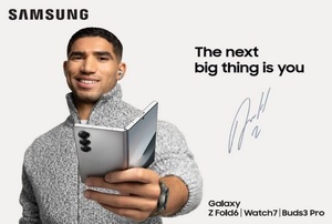 ​Achraf Hakimi devient ambassadeur Galaxy pour Samsung MENA