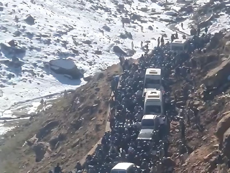 La station de ski d’Oukaïmeden attire beaucoup de monde