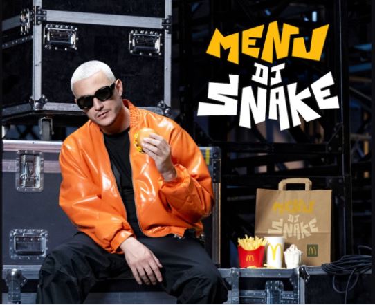 DJ Snake collabore avec McDonald’s et s’offre un menu à son nom