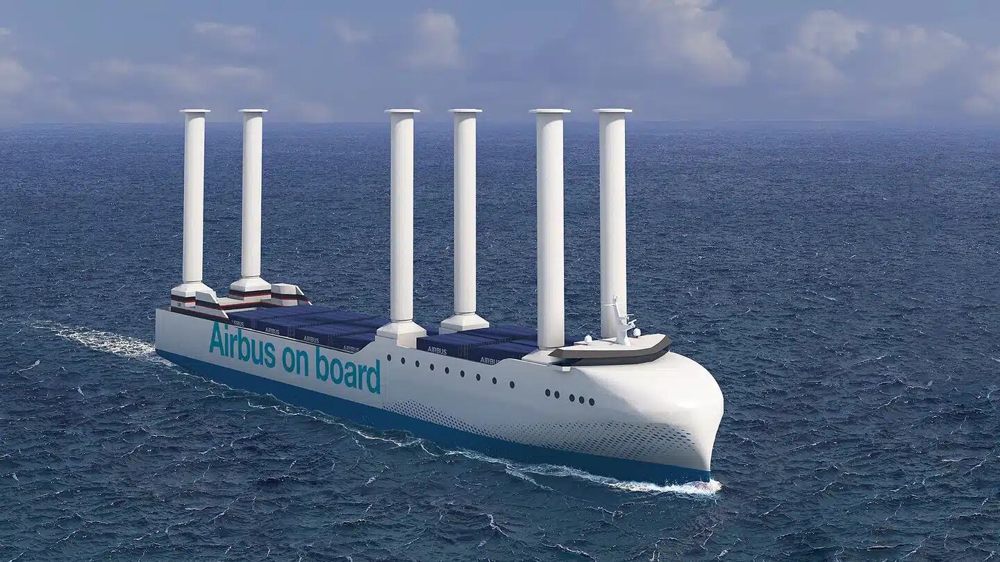 Airbus annonce une flotte océanique écologique équipée de Rotors Flettner