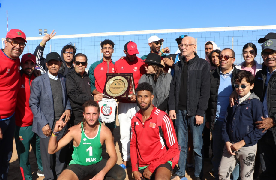 Tournoi nord-africain de beach-volley : la sélection marocaine remporte le titre et se qualifie pour la coupe continentale