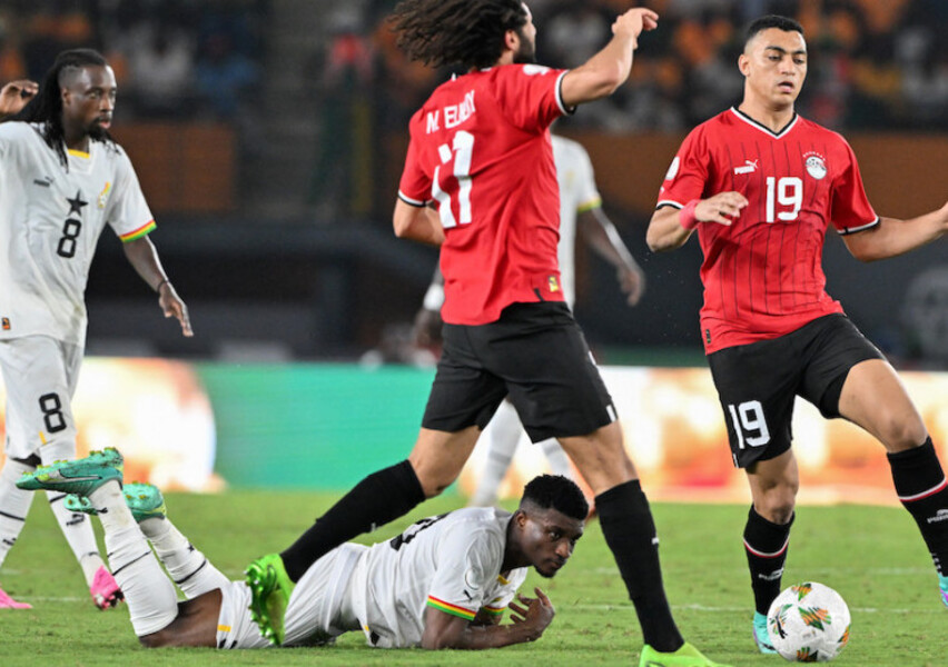 CAN 2023 : l'Egypte et le Ghana font match nul (2-2), Salah blessé