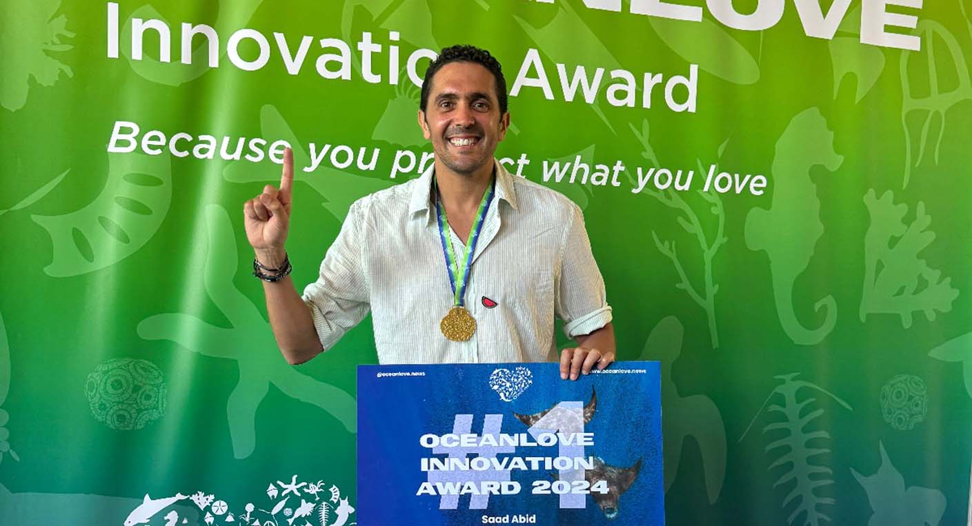 ​Saâd Abid remporte le prix « OCEANLOVE INNOVATION AWARD » avec son "Chbika"