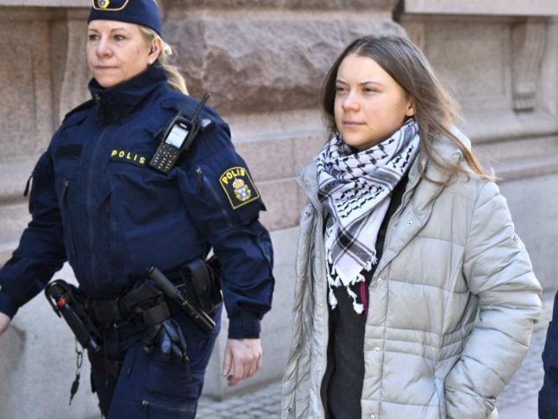 Greta Thunberg arrêtée après son secours pour Gaza contre Israël