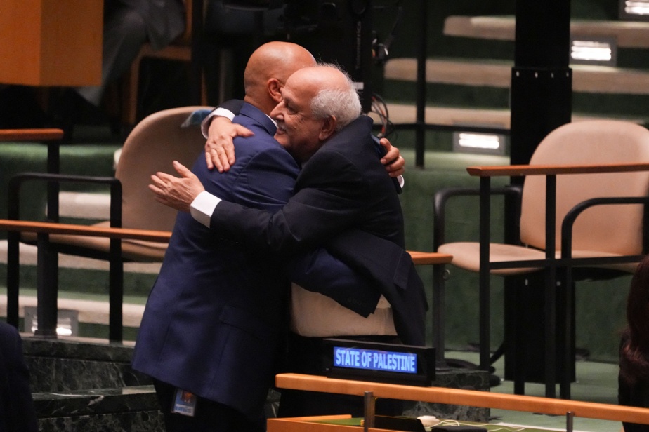 Riyad Mansour, ambassadeur de la Palestine auprès de l’ONU, le 18 septembre 2024, à New York. BRYAN SMITH / AFP