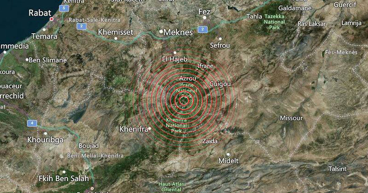 Azrou, tremble, mais résiste : un séisme de 4,4 réveille les montagnes de l'Atlas