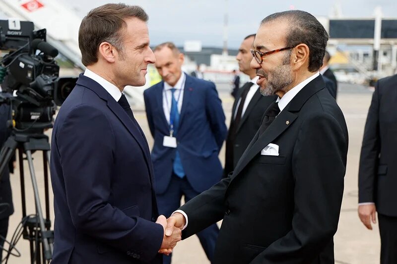 Visite d'État : Arrivée du président Macron au Maroc !