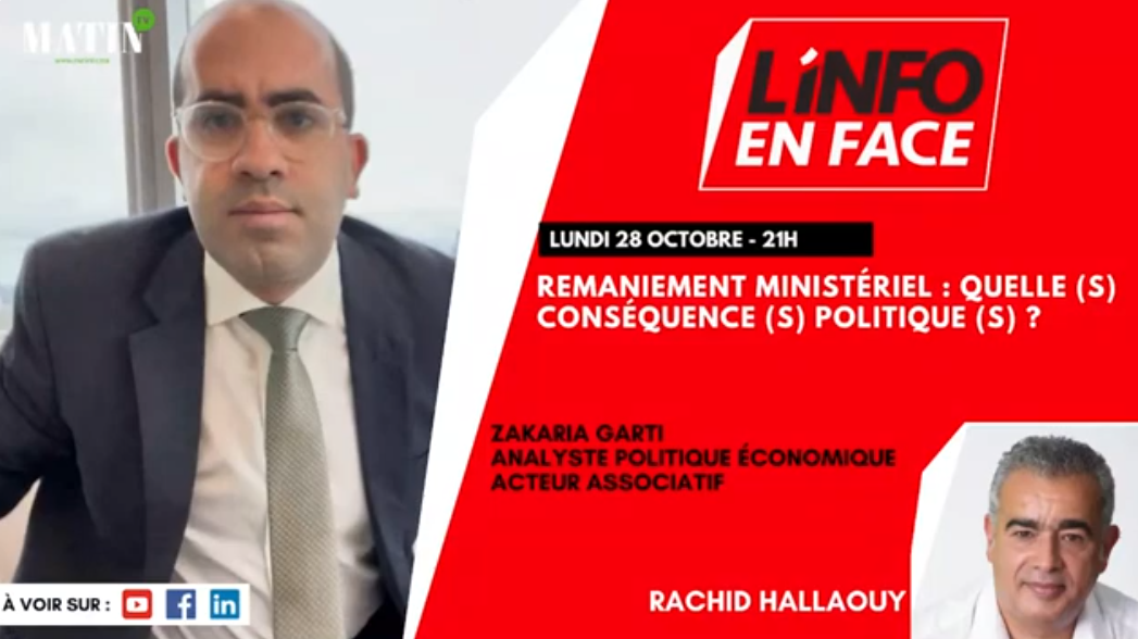 L'Info en Face avec Zakaria Garti