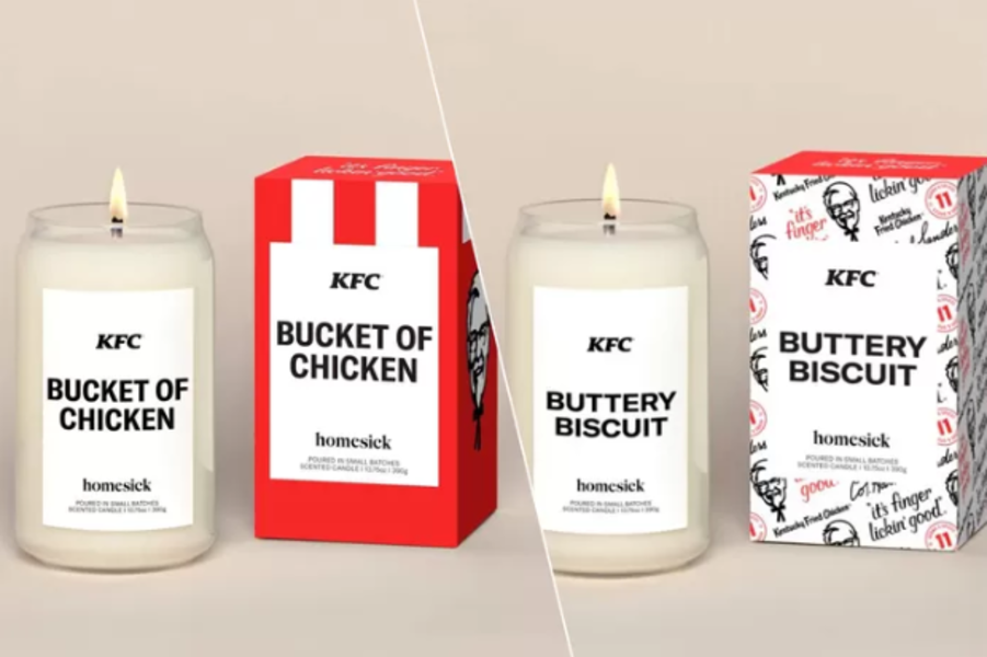 KFC transforme vos soirées avec... des bougies au poulet frit