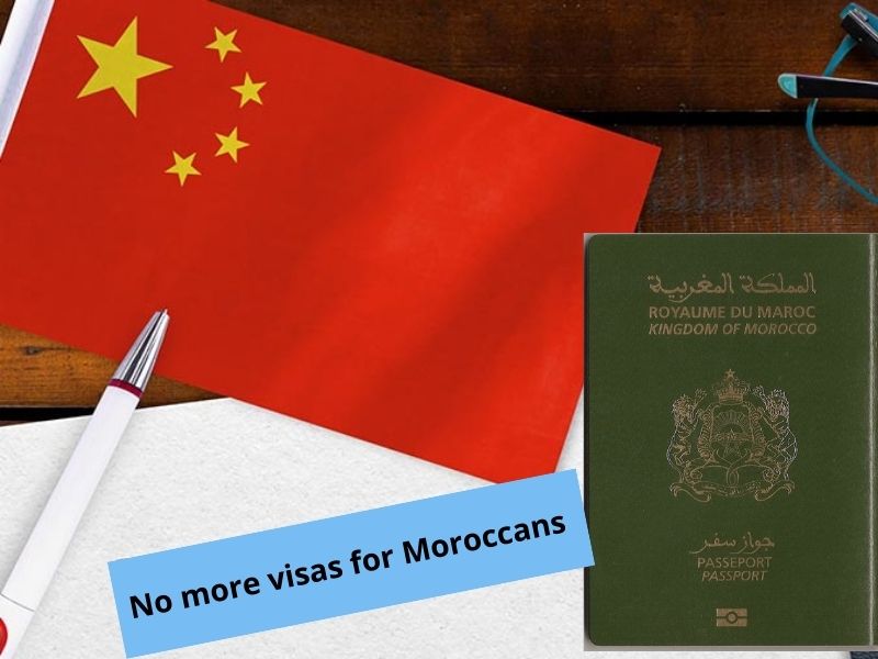 No more visas for Moroccans for China