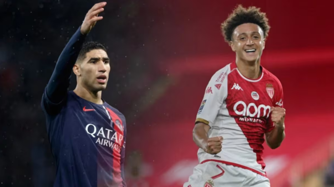 Hakimi et Ben Seghir élus meilleurs à leurs postes dans le onze-type de la mi-saison de Ligue 1