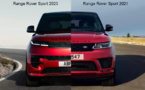 Range Rover Sport 2023 : évolution significative par rapport à 2021