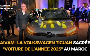 La Volkswagen Tiguan sacrée "Voiture de l’année 2025" au Maroc