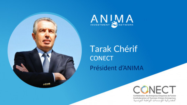 Tarak Chérif, nouveau Président d'ANIMA Investment Network