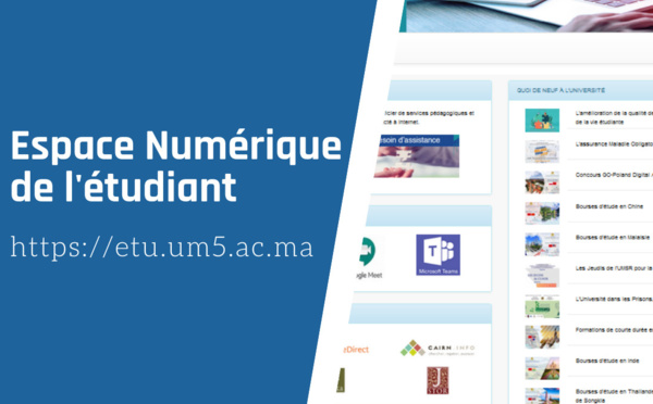 Nouvel Espace Numérique de Travail « ETU 4.0 »