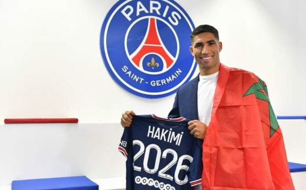 Achraf Hakimi officiellement joueur du Paris Saint-Germain