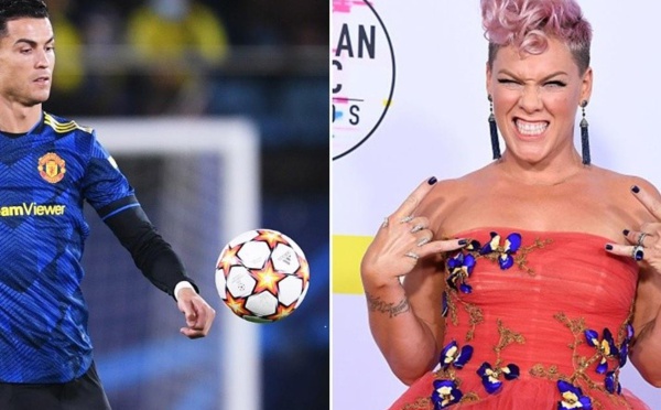Cristiano Ronaldo rend une faveur à la chanteuse Pink