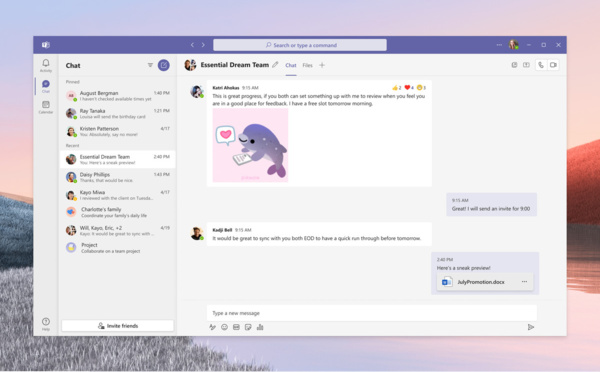 Microsoft Teams dévoile une offre Essentials moins chère