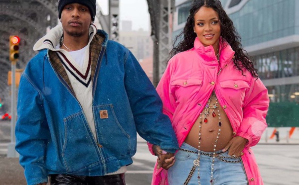 Rihanna attend son premier enfant avec le rappeur A$AP Rocky