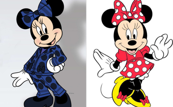 Pour la première fois Minnie abandonne sa jupe et porte un pantalon