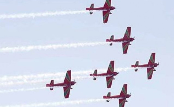 La patrouille de voltige "La Marche Verte" fait sensation à Toulouse