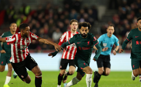 Premier League : Liverpool chute à Brentford