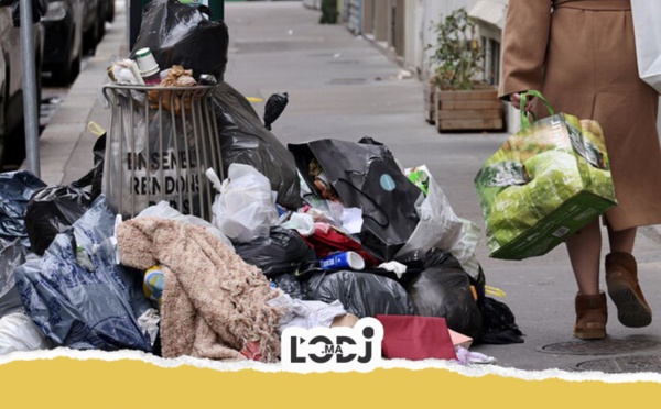 Grève des éboueurs : 5 400 tonnes de déchets non ramassées à Paris.