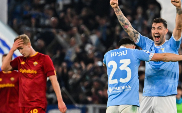 Serie A : la Lazio empoche le derby contre une Roma à dix