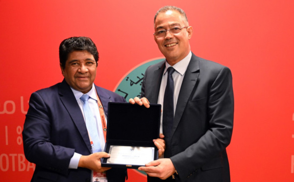 Fouzi Lekjaa reçoit le président de la fédération brésilienne de football