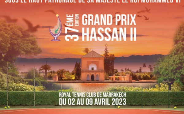 Tennis : la 37e édition du Grand Prix Hassan II du 2 au 9 avril à Marrakech