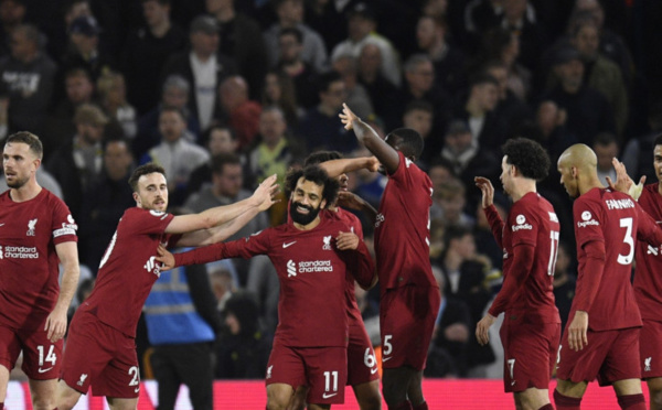 Angleterre : Liverpool écrase Leeds et continue de rêver à l'Europe