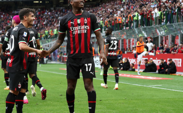 Serie A : Leao voit double et Milan domine Lecce