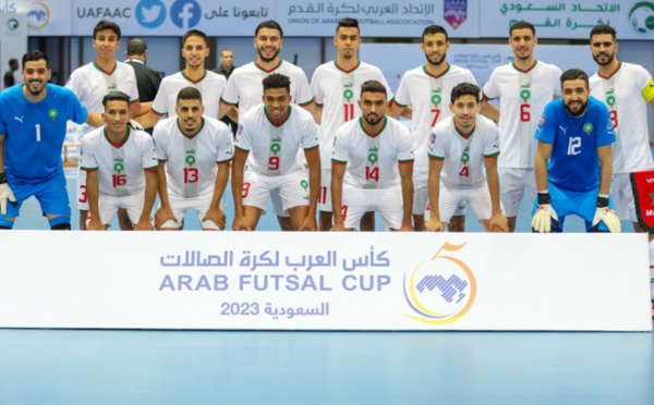 Les Lions de l'Atlas dominent l'Arabie saoudite et se qualifient brillamment pour les demi-finales de la Coupe arabe de futsal