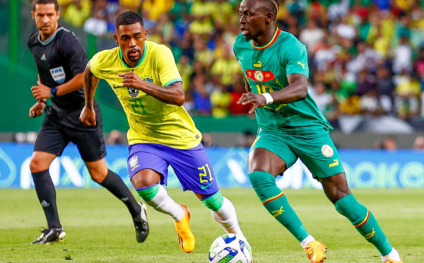 Le Brésil s'incline devant le Sénégal de Mané