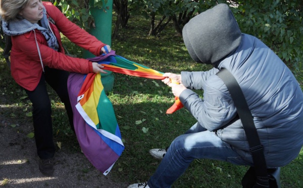 La bannière arc-en-ciel ne flotte pas sur Moscou