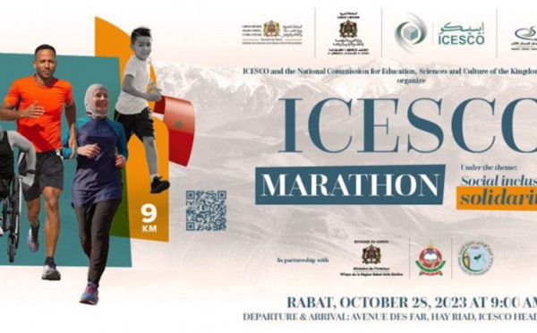 Le 2e marathon de l’Icesco pour l’intégration sociale, le 28 octobre à Rabat