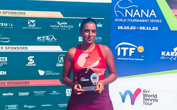 Tennis : La Marocaine Aya El Aouni remporte le tournoi d’Heraklion en Grèce