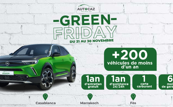 Autocaz frappe fort avec 5000 ventes et un Green Friday alléchant