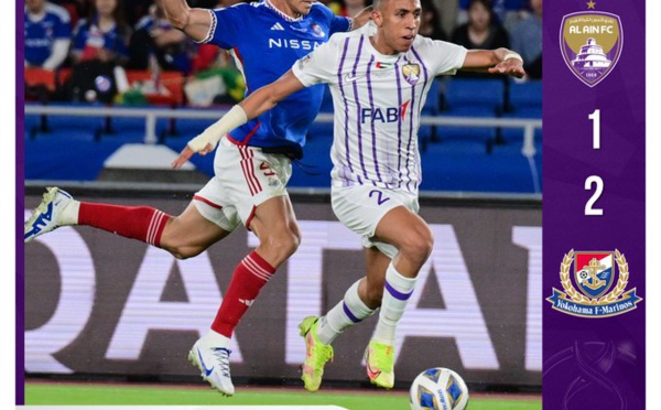 Coupe des champions d'Asie : Al Ain et Soufiane Rahimi battus deux buts à un face aux Japonais du Yokohama FM