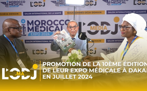 Promotion de la 10ème édition du Médical Expo à Dakar en juillet 2024