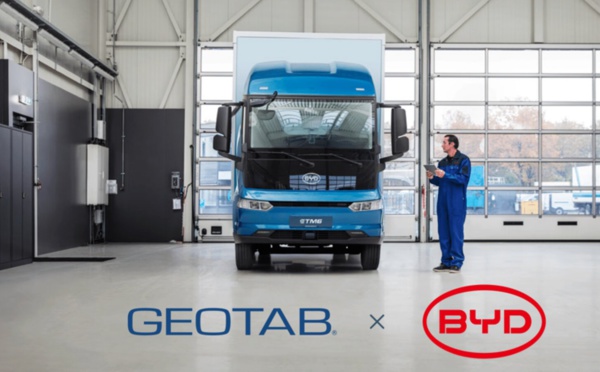 BYD Trucks s'associe à Geotab pour une gestion intelligente de ses camions électriques