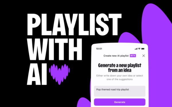 Deezer courtise Spotify et Amazon music avec son propre générateur de playlists par IA